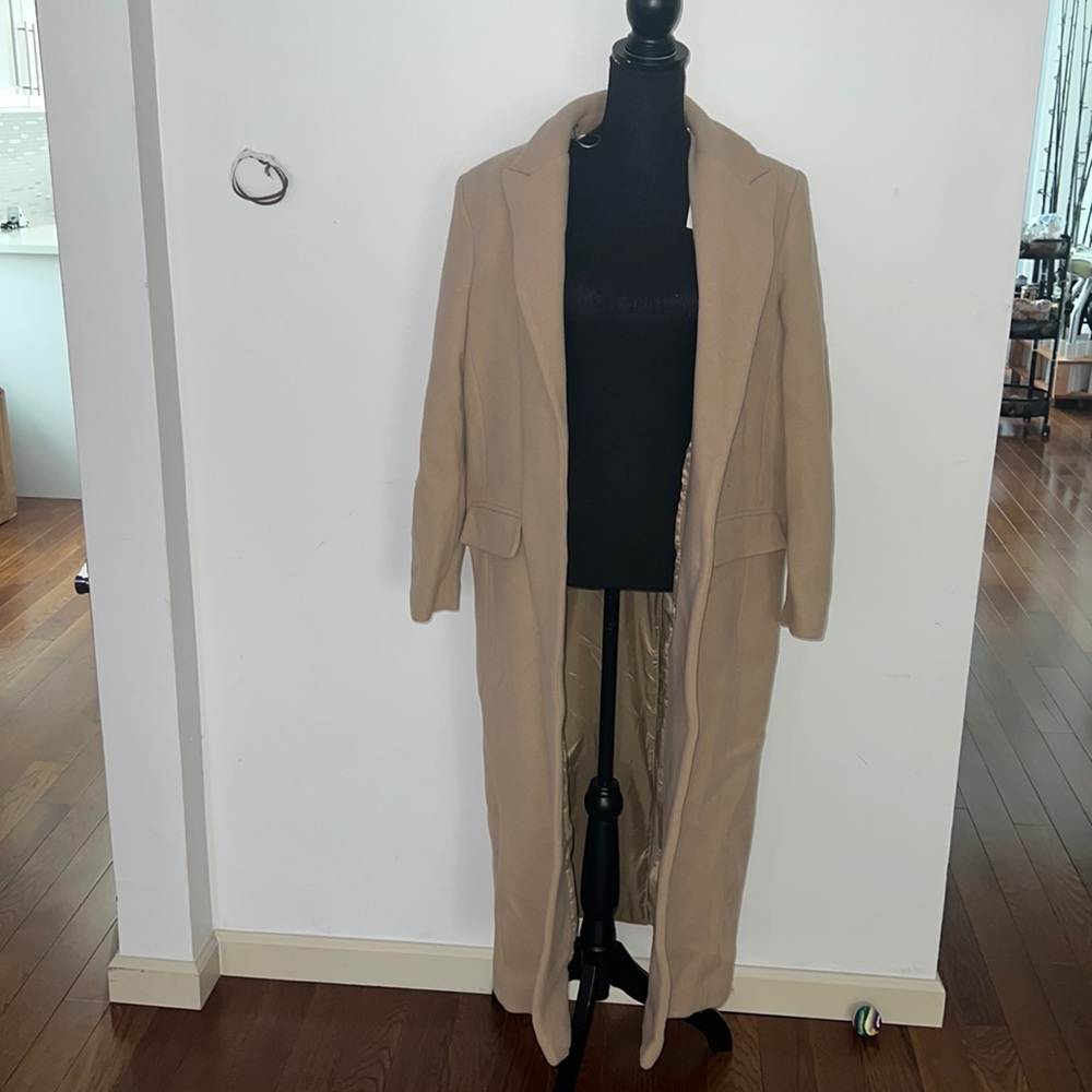 WOOL BLEND COAT KAIA X ZARA XS